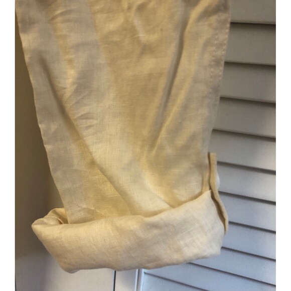 Toobydoo ny size 7 cream off white linen pants nwt - Picture 7 of 8